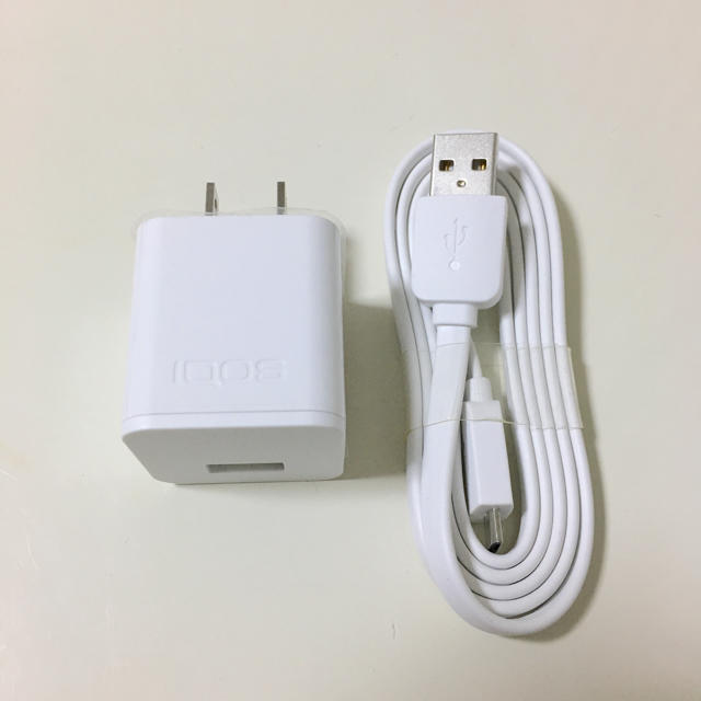 クーポン対象外】 iQOS 純正ケーブル2本 アダプター１つ