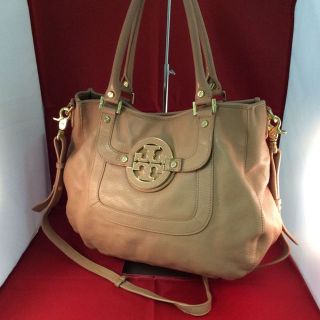 トリーバーチ(Tory Burch)のToryburch トリーバーチ ハンドバッグ キャメル(ハンドバッグ)