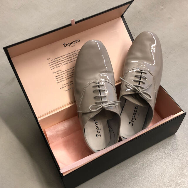 repetto レペット☆ZIZI38.5グレージュ☆美品☆送料込