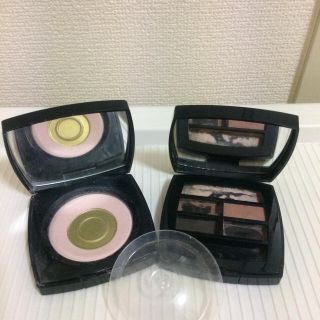 シャネル(CHANEL)のC03本物シャネルのファイスパウダーとアイシャドウ2点纏め売り  (フェイスパウダー)