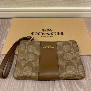 コーチ(COACH)のCOACH コーチ F58035 小物ポーチ Khaki Saddie2(コインケース/小銭入れ)