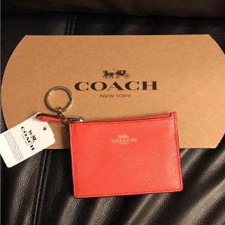 コーチ(COACH)のCOACH F12186 キーリング付き IDケース コーチ パスケース(名刺入れ/定期入れ)