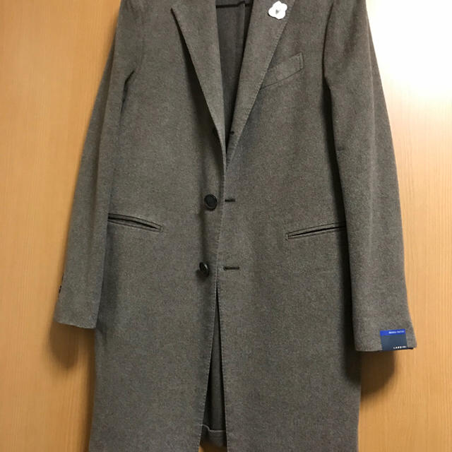 【 【 新品 】ラルディーニ カシミア チェスターコート ５２ メンズのジャケット/アウター(チェスターコート)の商品写真