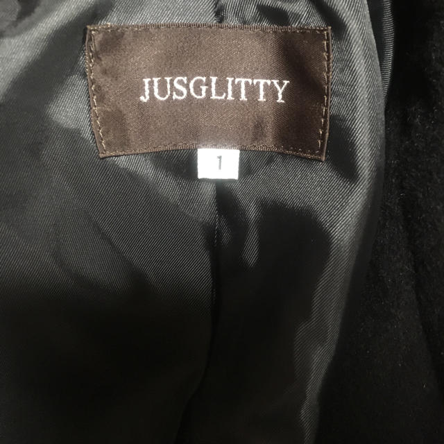 JUSGLITTY(ジャスグリッティー)のひなさま専用お値下げジャスグリッティ  ショートコート レディースのジャケット/アウター(毛皮/ファーコート)の商品写真