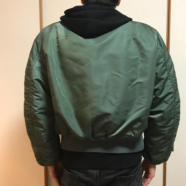 ALPHA INDUSTRIES(アルファインダストリーズ)のアルファー MA-1 ビンテージ USA製 メンズのジャケット/アウター(フライトジャケット)の商品写真