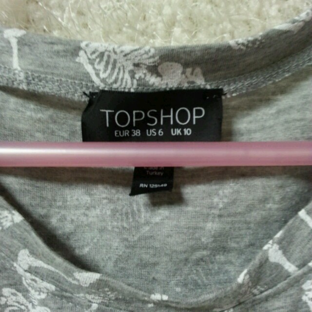 TOPSHOP(トップショップ)のトップショップ カットソー レディースのトップス(Tシャツ(半袖/袖なし))の商品写真