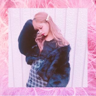 【swankiss】Madonna ファーコート ブラック