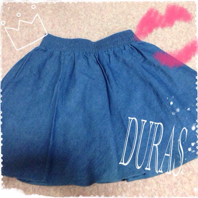 DURAS(デュラス)のDURAS デニムスカート レディースのスカート(ミニスカート)の商品写真