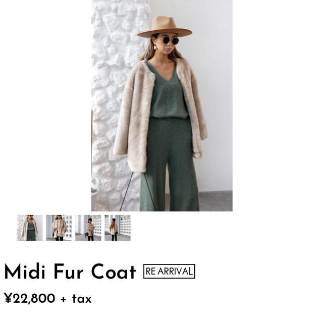 Midi Fur Coat        room306