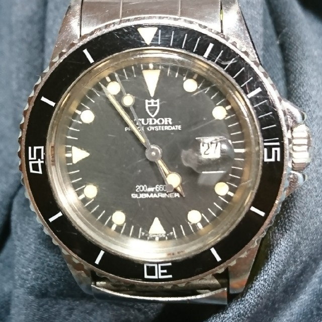 ★チュードル ミニサブマリーナ 黒 Ref.No94400 中古品! - 3