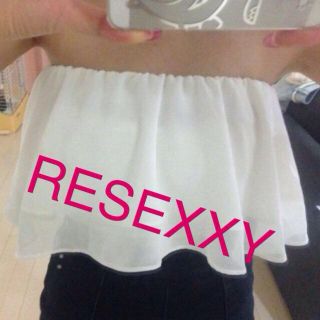 リゼクシー(RESEXXY)のリゼクシー♥︎ベアフリルTOPS(シャツ/ブラウス(半袖/袖なし))