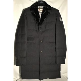 モンクレール(MONCLER)の【感謝セール】MONCLER GAMME BLEU ラム ファートリム コート0(ダウンジャケット)