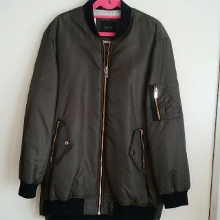 ザラ(ZARA)の新品☆ZARA☆M1 ロングジャケット(ライダースジャケット)