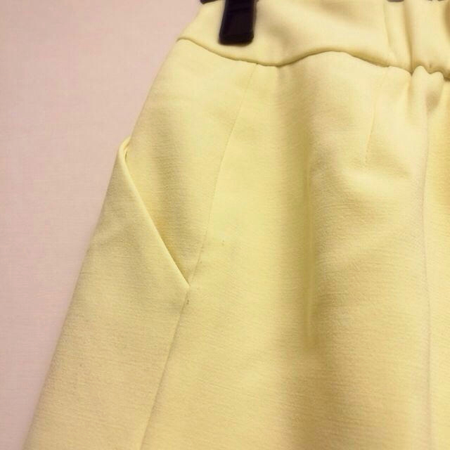 INDEX(インデックス)のINDEX♡イエローコクーンスカート レディースのスカート(ひざ丈スカート)の商品写真