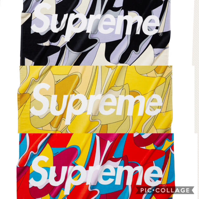 メンズsupreme beach towel