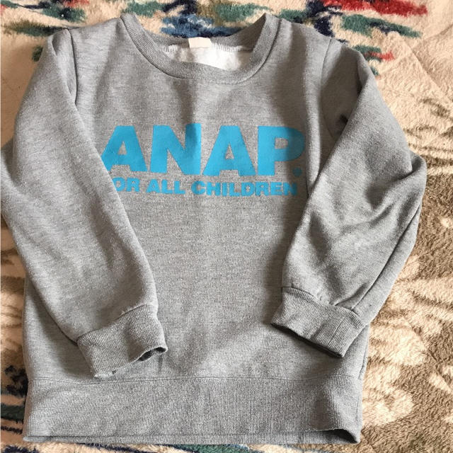 ANAP Kids(アナップキッズ)のアナップトレーナー キッズ/ベビー/マタニティのキッズ服女の子用(90cm~)(Tシャツ/カットソー)の商品写真