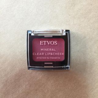 エトヴォス(ETVOS)の【未使用】ETVOS ミネラルクリア リップ＆チーク ＊ プラムレッド(チーク)