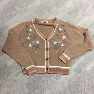 パナマボーイ(PANAMA BOY)の刺繍カーディガン(カーディガン)