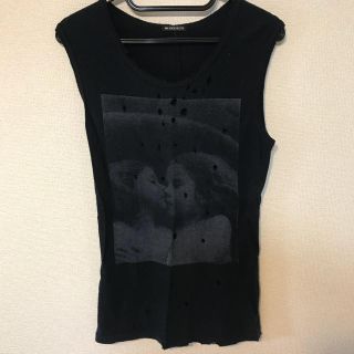 アンドゥムルメステール(Ann Demeulemeester)のノースリーブ アンドゥムルメステール(Tシャツ/カットソー(半袖/袖なし))