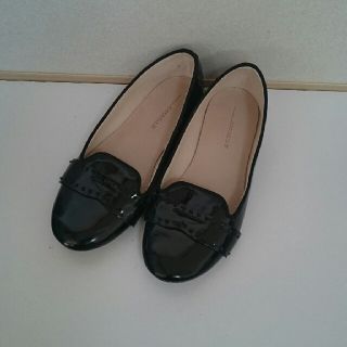 ザラキッズ(ZARA KIDS)のしししげん様 ZARA ザラ キッズ パンプス 黒 入学式 18.5㎝(フォーマルシューズ)