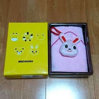 ミキハウス(mikihouse)のななえもん様専用☆新品未使用☆ミキハウス ループマスコット付きタオル(タオル)