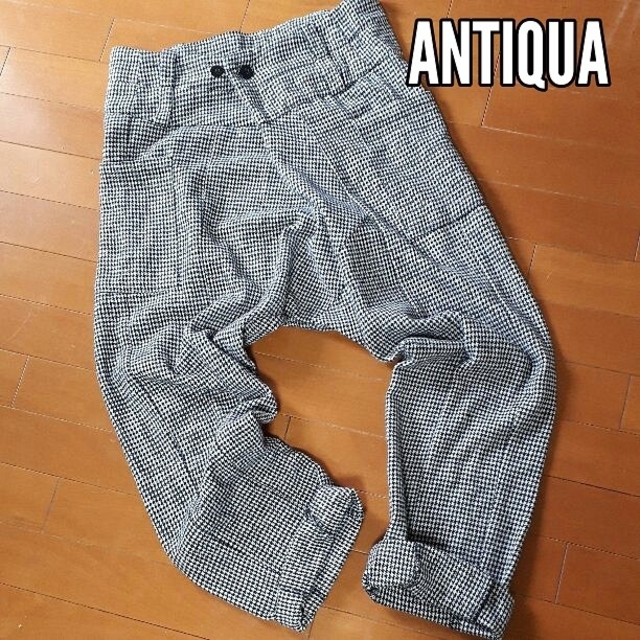 antiqua(アンティカ)のアンティカ　変形サルエルパンツ　チェック レディースのパンツ(サルエルパンツ)の商品写真