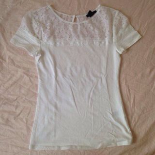 エイチアンドエム(H&M)のH&M レースTシャツ(Tシャツ(半袖/袖なし))