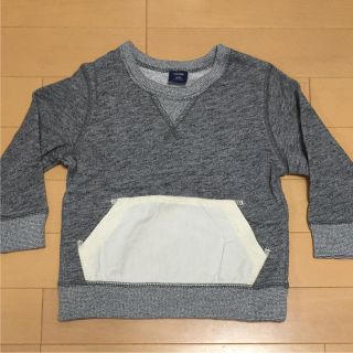 ベビーギャップ(babyGAP)のbabygap トレーナー gray(トレーナー)