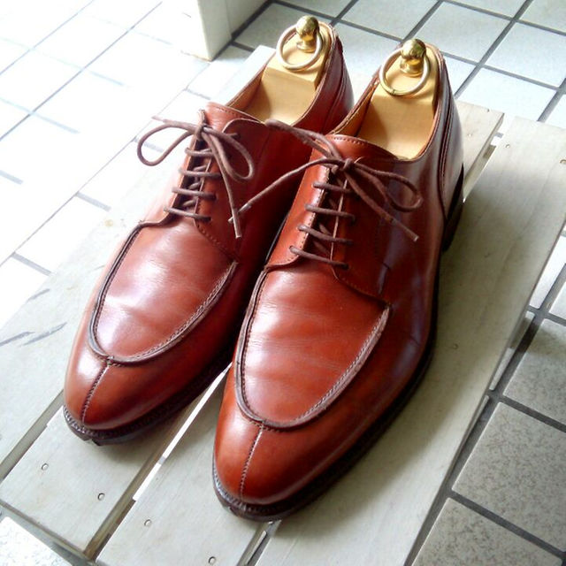 Crockett&Jones(クロケットアンドジョーンズ)の美品 クロケット&ジョーンズ MONTAGU 7E 42ndロイヤルハイランド メンズの靴/シューズ(ドレス/ビジネス)の商品写真