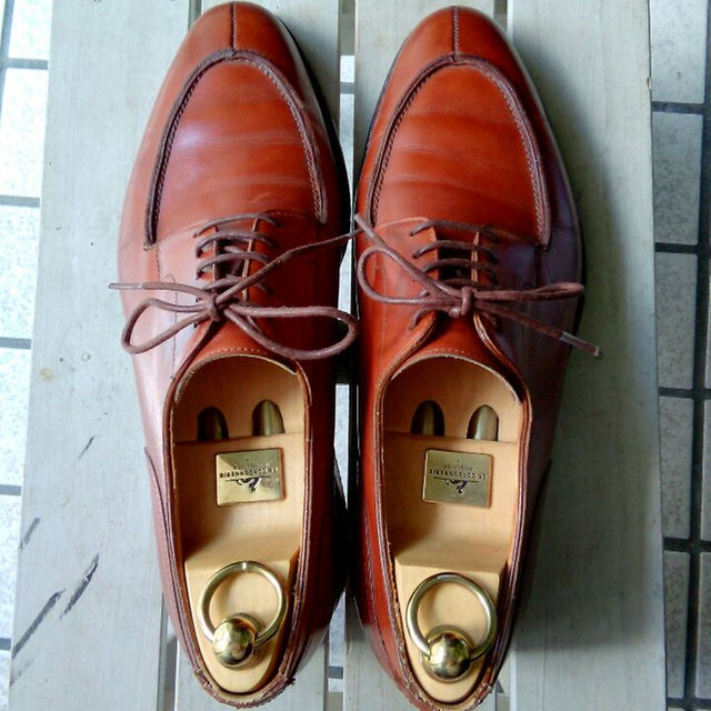 Crockett&Jones(クロケットアンドジョーンズ)の美品 クロケット&ジョーンズ MONTAGU 7E 42ndロイヤルハイランド メンズの靴/シューズ(ドレス/ビジネス)の商品写真