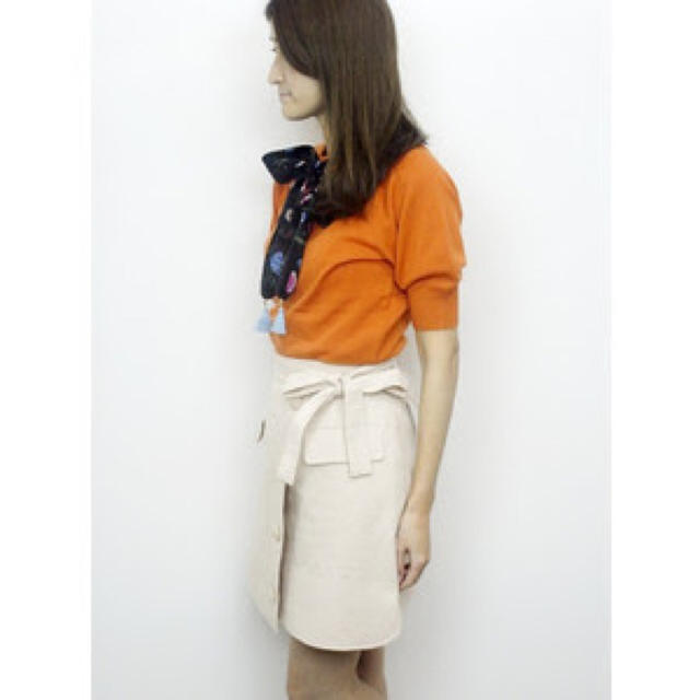 Lily Brown(リリーブラウン)の巻きミニ台形スカート レディースのスカート(ミニスカート)の商品写真