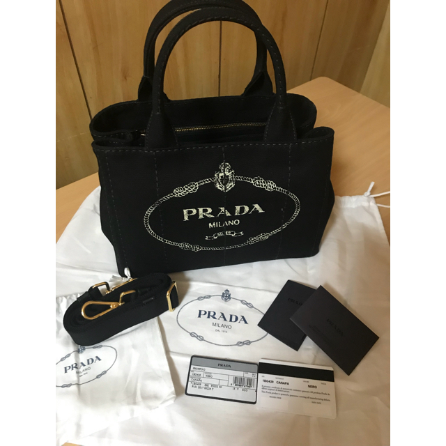 好きに PRADA - イクミンさん専用☆PRADA カナパSサイズ 黒NEROミニ