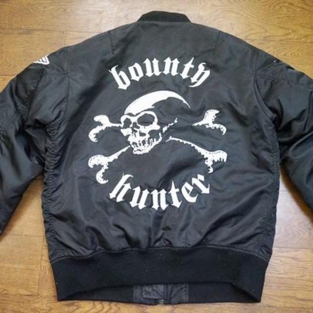 EVOKE×BOUNTY HUNTER×Macdaddy トリプルネームMA-1 EVOKE×BOUNTY HUNTER×Macdaddy トリプルネームMA-1