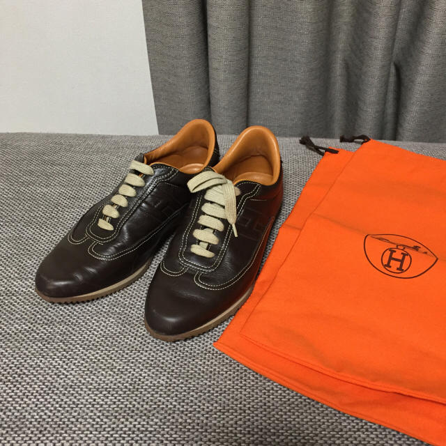 良品 HERMES☆スニーカー36