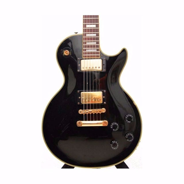 12A048★送料無料★epiphone★Les Paul custom★黒★