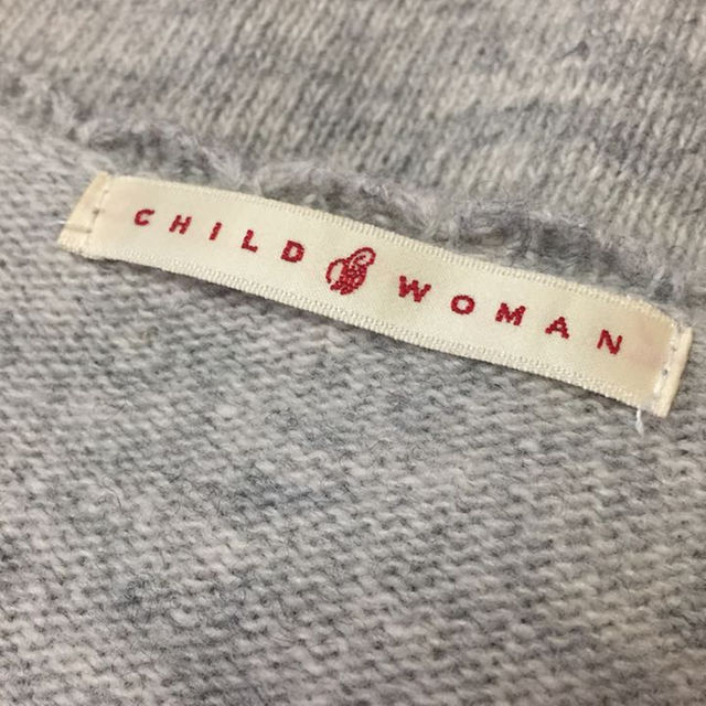 CHILD WOMAN(チャイルドウーマン)のチャイルドウーマン 刺繍カーディガン レディースのトップス(カーディガン)の商品写真