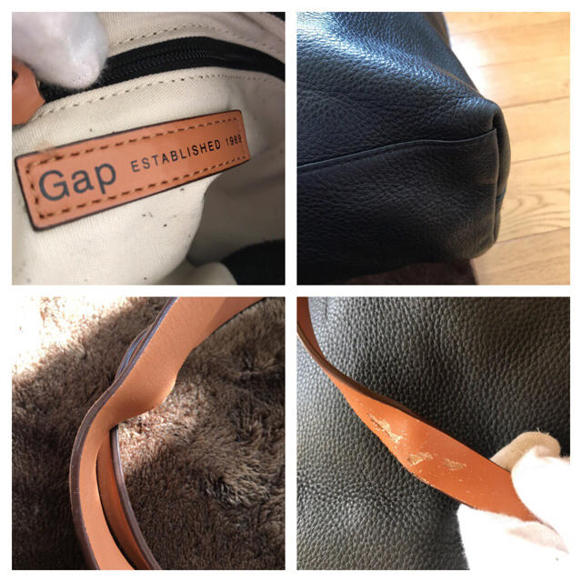 GAP(ギャップ)のGAP ギャップ レザー トートバッグ 0111 メンズのバッグ(トートバッグ)の商品写真