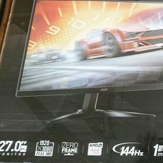ゲーミングモニター 144hz 27インチ ACER KG271(PC周辺機器)