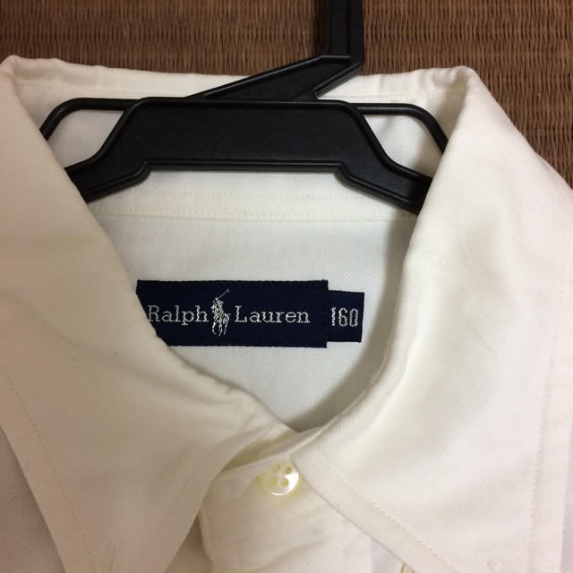 Ralph Lauren(ラルフローレン)の値下げ！ラルフローレン 白シャツ 160 レディースのトップス(シャツ/ブラウス(長袖/七分))の商品写真