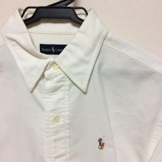 ラルフローレン(Ralph Lauren)の値下げ！ラルフローレン 白シャツ 160(シャツ/ブラウス(長袖/七分))