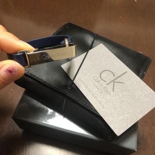 カルバンクライン(Calvin Klein)の［新品］Calvin klein カルバンクライン レザーブレスレット(ブレスレット)