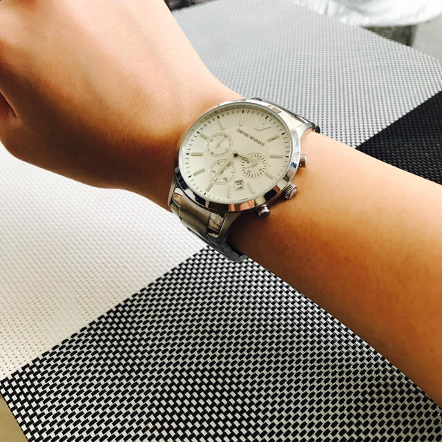 Emporio Armani(エンポリオアルマーニ)の腕時計 レディースのファッション小物(腕時計)の商品写真