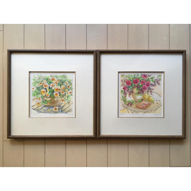 とも母さん様専用》塗谷薫子さんアート2点セットの通販 by まいまい's とも母さん様専用》塗谷薫子さんアート2点セットの通販 by まいまい's