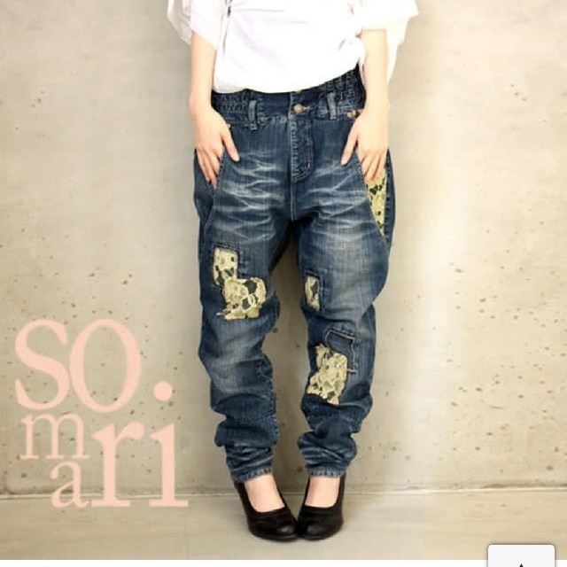 somari ソマリ ヴィンテージレースdesignデニム