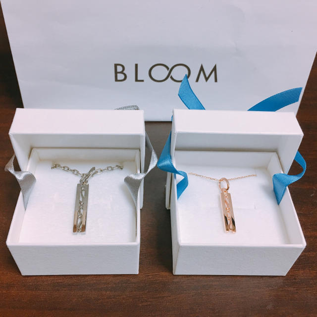 BLOOM - BLOOM ペアネックレスの通販 by 断捨離中@non|ブルームならラクマ