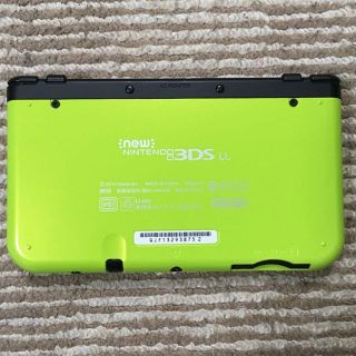 美品 new ニンテンドー 3DS LL ライム ブラック 本体