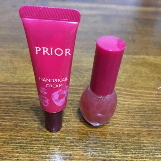 シセイドウ(SHISEIDO (資生堂))のプリオール✴︎ネールカラー&ハンドネールクリーム(ネイル用品)