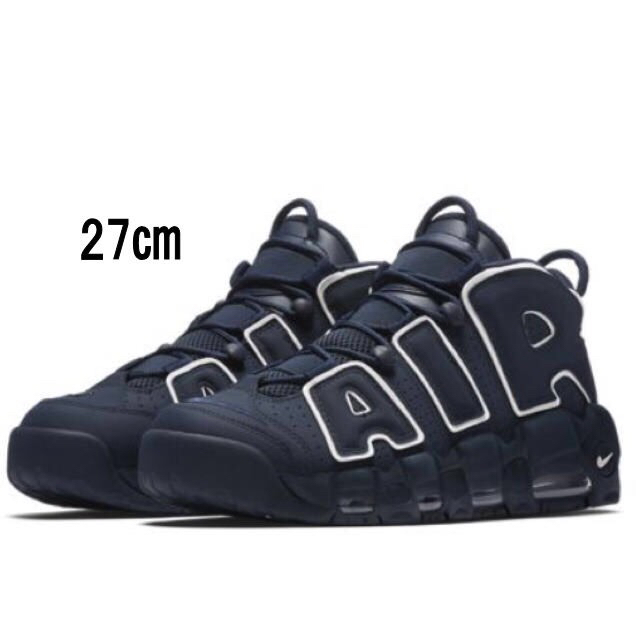 NIKE(ナイキ)のNIKE AIR MORE UPTEMPO 27 ネイビー ナイキ モアテン メンズの靴/シューズ(スニーカー)の商品写真