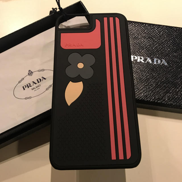 1/19まで値下げ！！新品未使用  PRADA iphone7ケーススマホ/家電/カメラ