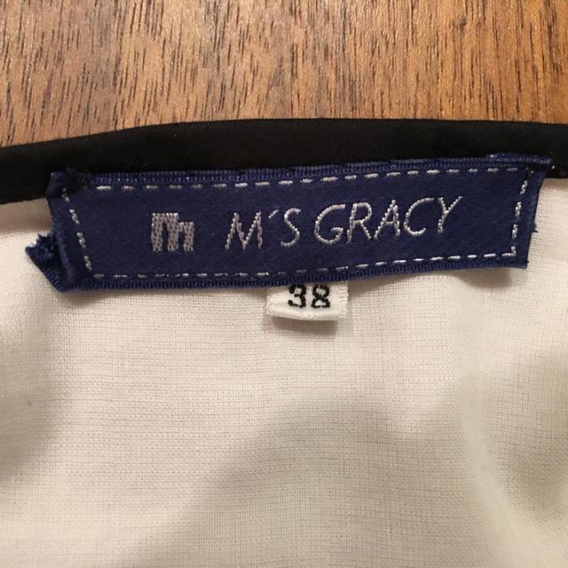 M'S GRACY(エムズグレイシー)のM'S GRACY リボン ワンピース 38 レディースのワンピース(ひざ丈ワンピース)の商品写真